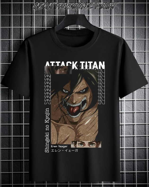 Atak Titan Baskılı Tshirt