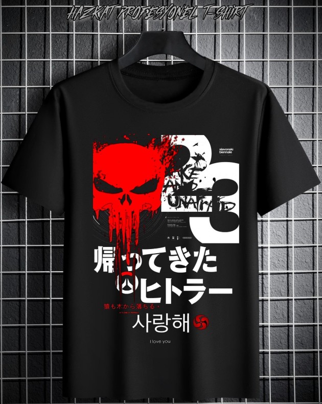 Korean Die Baskılı T shirt