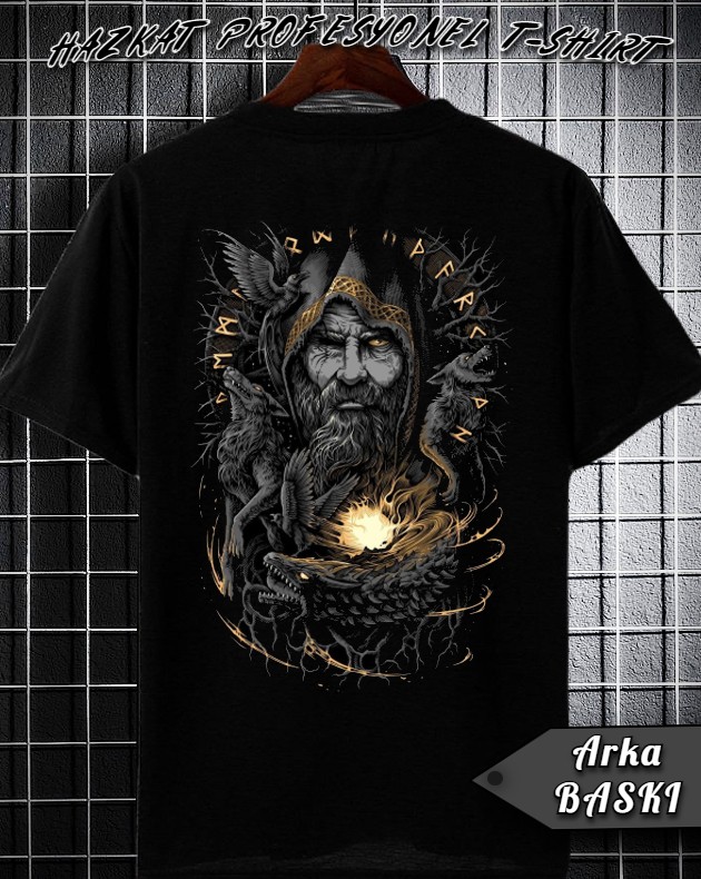 Odin Story Baskılı Tshirt